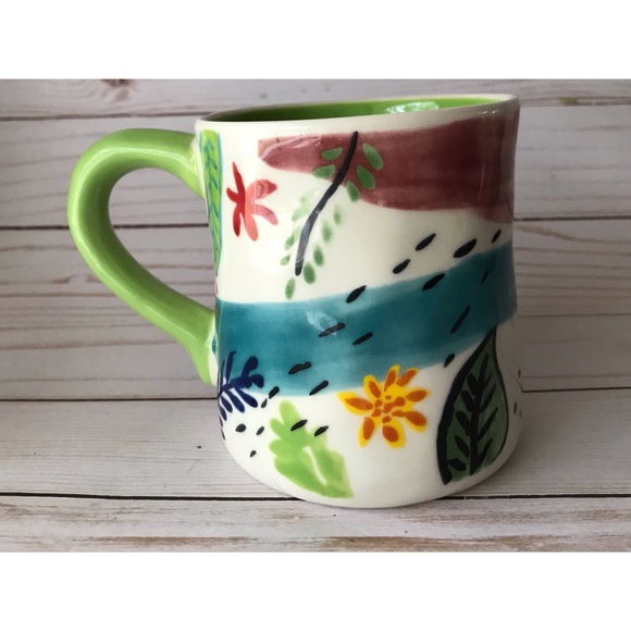 Jungle Bloom Collection Ceramic Mug  16 oz - Picture 4 of 7